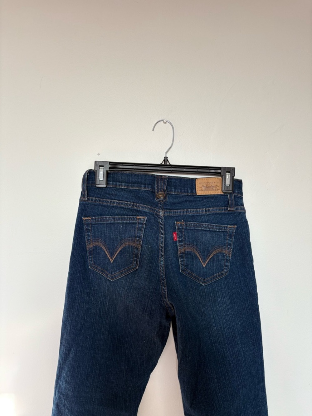 Vintage Levis Perfectly Slimming Midrise Flare Jeans - Picture 5 of 7